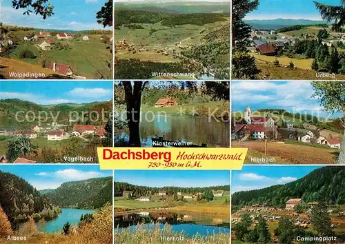 AK / Ansichtskarte Dachsberg_Suedschwarzwald Wolpadingen Wittenschwand Urberg Campingplatz  Dachsberg Suedschwarzwald