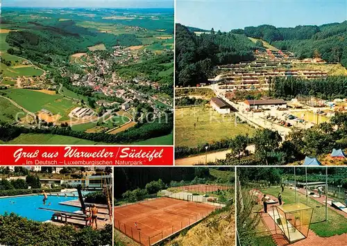 AK / Ansichtskarte Waxweiler Freibad Hallenbad Ennia Ferienzentrum Camping Pruemtal Waxweiler