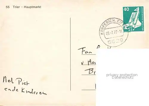 AK / Ansichtskarte Trier Hauptmarkt Trier
