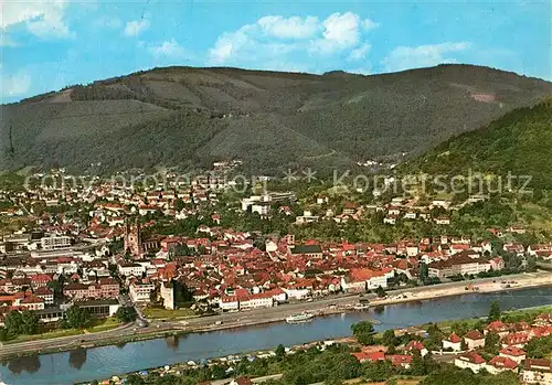 AK / Ansichtskarte Eberbach_Neckar Panorama Eberbach Neckar