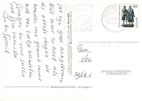 AK / Ansichtskarte Wolfach Panorama Stadtpanorama Schwarzwaldmaedchen Wolfach