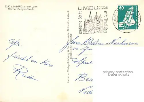 AK / Ansichtskarte Limburg_Lahn Werner Senger Strasse Limburg_Lahn