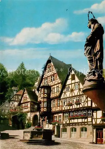 AK / Ansichtskarte Miltenberg_Main Marktplatz Schnatterloch Miltenberg Main