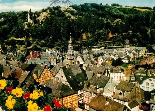 AK / Ansichtskarte Monschau Blick von der Burg Monschau