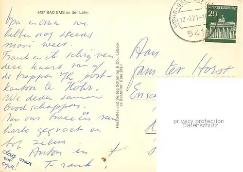 AK / Ansichtskarte Bad_Ems Panorama Bad_Ems