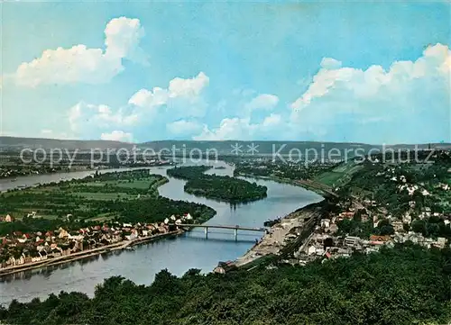 AK / Ansichtskarte Vallendar Fliegeraufnahme Vallendar