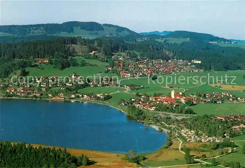 AK / Ansichtskarte Hopfen_See Fliegeraufnahme Campingplatz Kurzentrum Hopfen_See