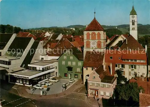 AK / Ansichtskarte Wangen_Allgaeu Martinstorplatz Wangen Allgaeu