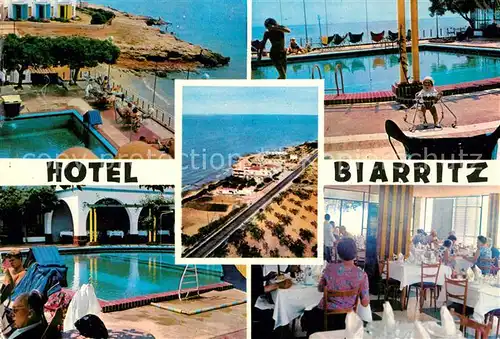AK / Ansichtskarte Alcanar Hotel Biarritz Restaurant Swimming Pool Alcanar
