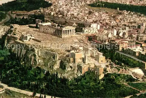 AK / Ansichtskarte Athens_Athen Akropolis Fliegeraufnahme Athens Athen