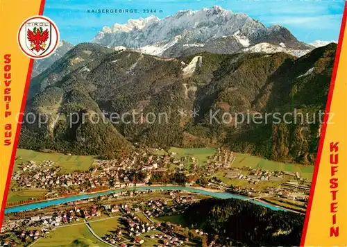 AK / Ansichtskarte Kufstein_Tirol Kaisergebirge Fliegeraufnahme Kufstein_Tirol