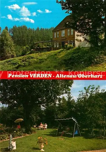 AK / Ansichtskarte Altenau_Harz Pension Verden Garten Altenau Harz