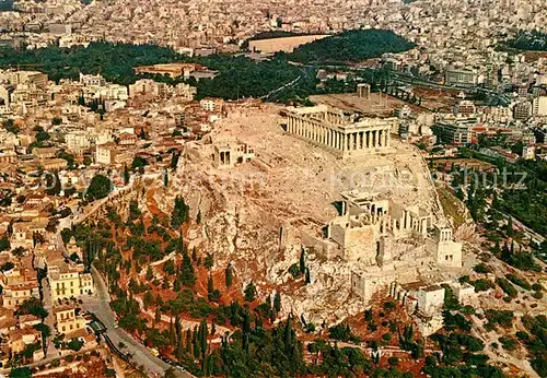 AK / Ansichtskarte Athenes_Athen Akropolis Fliegeraufnahme Athenes Athen