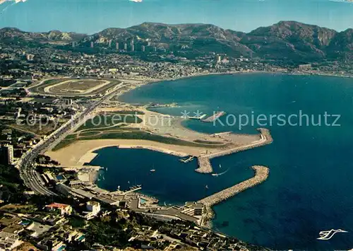 AK / Ansichtskarte Marseille_Bouches du Rhone Le Jardin du Prado Vue aerienne Marseille