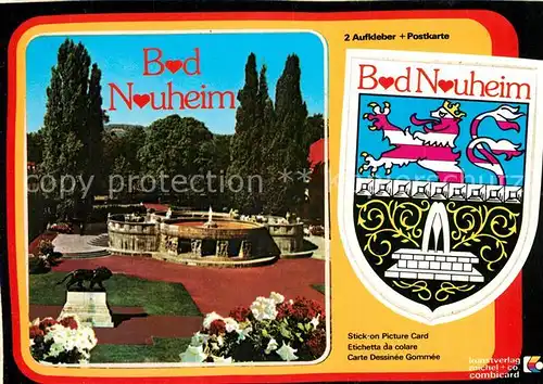AK / Ansichtskarte Bad_Nauheim Sprudelhof Sticker Bad_Nauheim