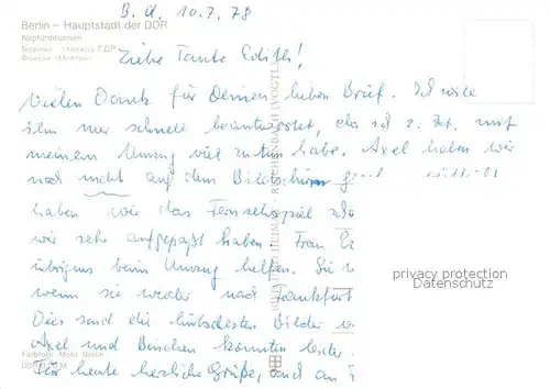 AK / Ansichtskarte Berlin Neptunbrunnen Berlin