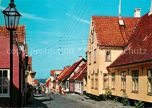AK / Ansichtskarte Aeroskobing Vestergade med Posthuset Aeroskobing