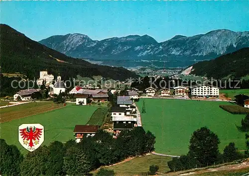 AK / Ansichtskarte Itter_Tirol mit Schloss und Innberge Itter Tirol