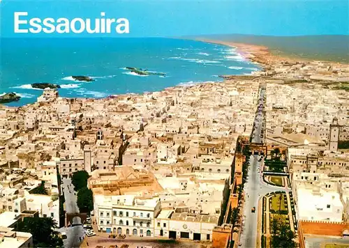 AK / Ansichtskarte Essaouira Vue aerienne sur la place Moulay Hassan Essaouira