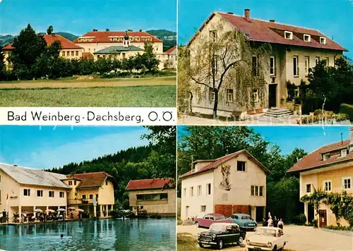 AK / Ansichtskarte Bad_Weinberg Missionsschule Dachsberg Kurhaus Weinberg Pension Dachsberg Bad_Weinberg