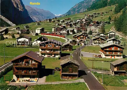 AK / Ansichtskarte Randa mit Brig Visp Zermatt Bahn Randa