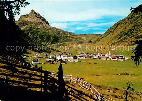 AK / Ansichtskarte Galtuer_Tirol im Paznaun mit Ballunspitze Galtuer Tirol