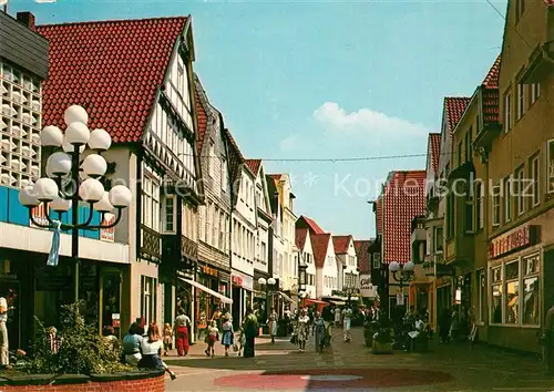 AK / Ansichtskarte Luebbecke_Westfalen Fussgaengerzone Luebbecke_Westfalen