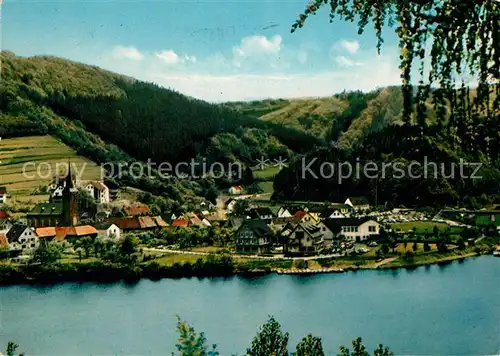 AK / Ansichtskarte Einruhr Partie am Rursee Naturpark Nordeifel Einruhr
