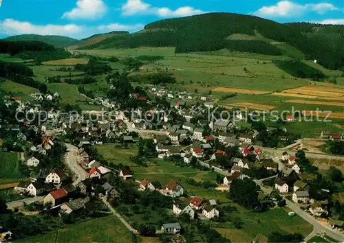 AK / Ansichtskarte Hesborn Fliegeraufnahme Hesborn