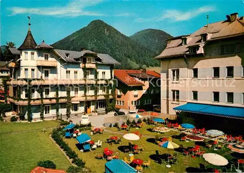 AK / Ansichtskarte Ruhpolding Hotel Restaurant Haus Wittelsbach Gartenterrasse Ruhpolding