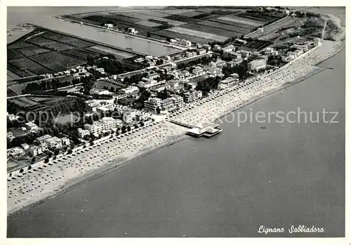 AK / Ansichtskarte Lignano_Sabbiadoro Fliegeraufnahme Lignano Sabbiadoro