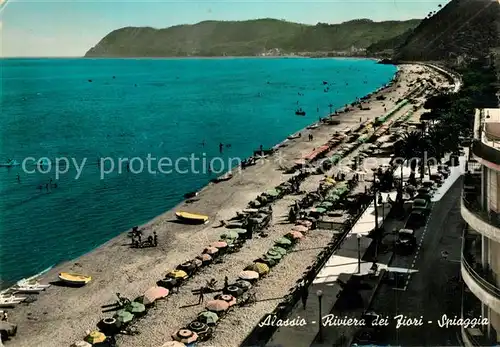AK / Ansichtskarte Alassio Riviera dei Fiori Spiaggia Alassio