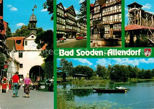 AK / Ansichtskarte Allendorf_Bad_Sooden Soleheilbad im Werratal Allendorf_Bad_Sooden