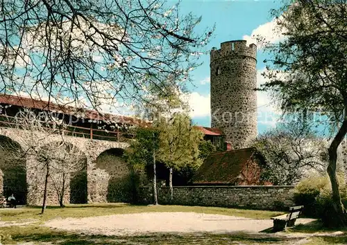 AK / Ansichtskarte Butzbach Stadtmauer mit Turm Butzbach