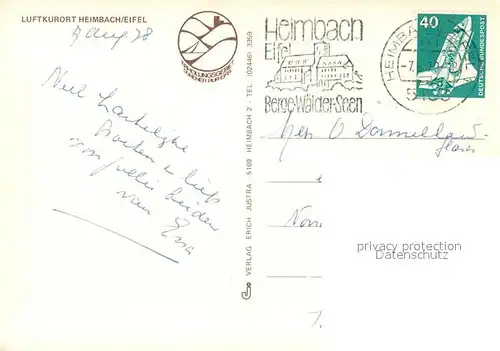 AK / Ansichtskarte Heimbach_Eifel  Heimbach Eifel