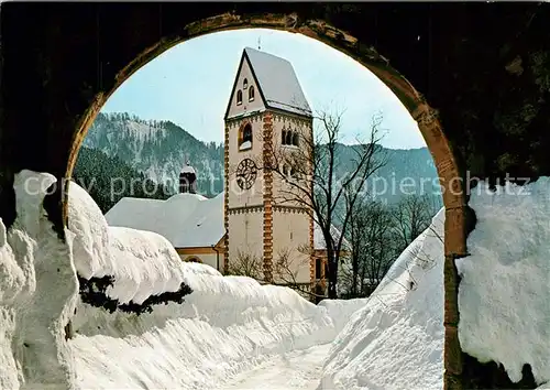 AK / Ansichtskarte Fuessen_Allgaeu Stadtpfarrkirche St. Mang Fuessen Allgaeu