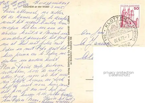 AK / Ansichtskarte Cochem_Mosel Moselpartie Cochem Mosel