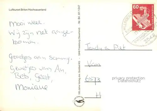 AK / Ansichtskarte Brilon  Brilon