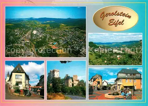 AK / Ansichtskarte Gerolstein Fliegeraufnahme Brunnen Gerolstein