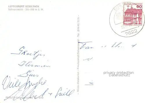 AK / Ansichtskarte Schiltach Stadtpanorama Schiltach