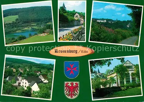 AK / Ansichtskarte Kronenburg_Eifel Panoramen Kronenburg Eifel