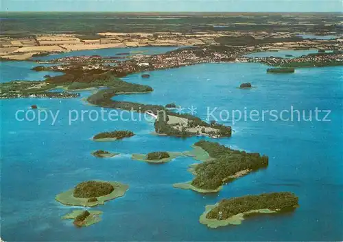 AK / Ansichtskarte Ploen_See Fliegeraufnahme Ploen_See