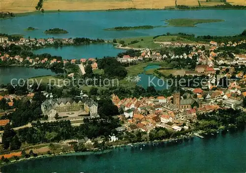 AK / Ansichtskarte Ploen_See Fliegeraufnahme Kirche Ploen_See