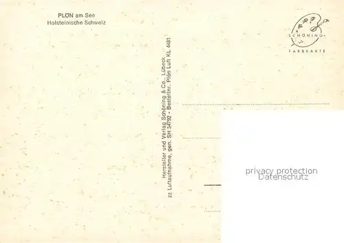 AK / Ansichtskarte Ploen_See Fliegeraufnahme Kirche Ploen_See