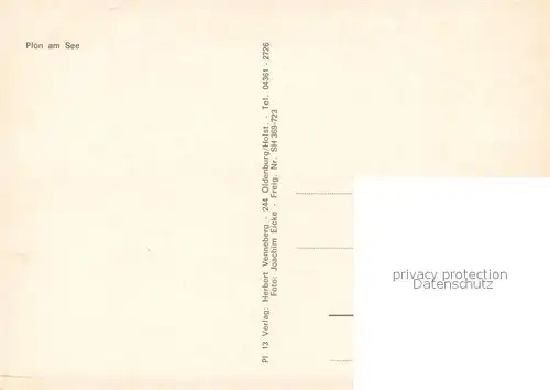 AK / Ansichtskarte Ploen_See Fliegeraufnahme Ploen_See