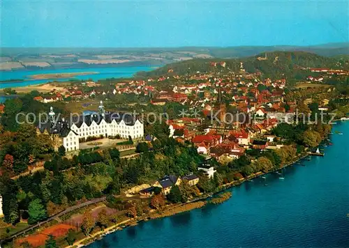 AK / Ansichtskarte Ploen_See Fliegeraufnahme Kirche Ploen_See