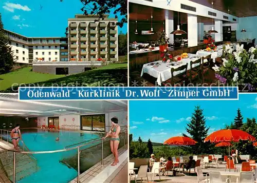 AK / Ansichtskarte Koenig_Bad Kurklinik Wolf Schwimmbad Terrasse Koenig_Bad