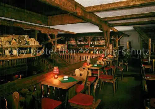 AK / Ansichtskarte Fuessen_Allgaeu Kobel Alm Gaststube Fuessen Allgaeu