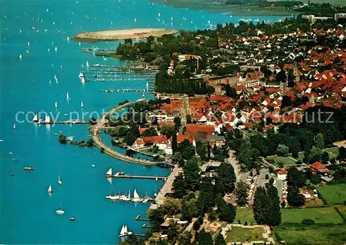 AK / Ansichtskarte Steinhude Fliegeraufnahme Strandpromenade Badeinsel Steinhude