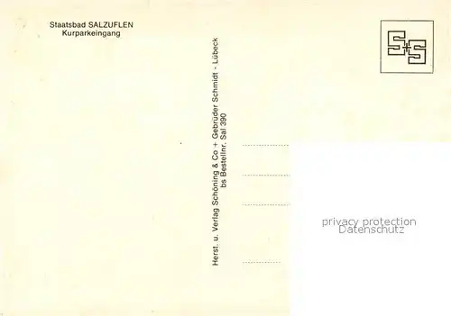 AK / Ansichtskarte Bad_Salzuflen Kurparkeingang Bad_Salzuflen